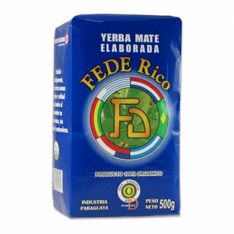 Yerba Mate Fede Rico Organica 500g