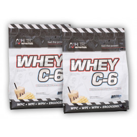 2x Whey C6 CFM 100% &lt;b&gt;Whey&lt;/b&gt; Protein 2250g - Schokolade