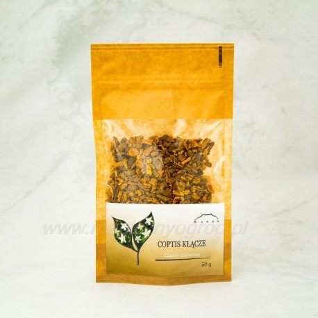 Coptis Rhizom - Rhizoma coptidis chinensis - 50g gehackt