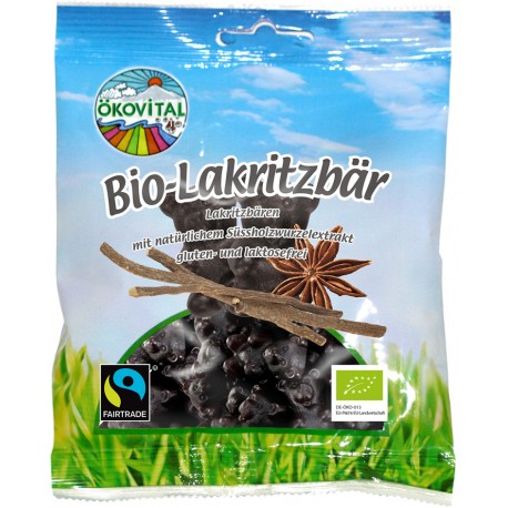 Gelee LAKRITZBÄRCHEN ÖKOVITAL 80 g