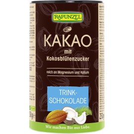 Bio Kakao mit Kokosblütenzucker Rapunzel 250g