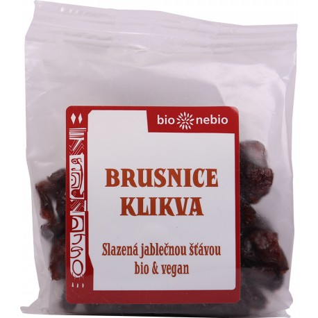 Getrocknete Cranberries ohne Zuckerzusatz, gesüßt mit Apfelsaft 75 g