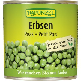 Bio Erbsen sterilisiert 340g Rapunzel