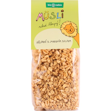 Müsli Sei nicht albern! Knusprig mit Ahornsirup 300g