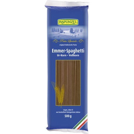 Bio Emmer Vollkorn Spaghetti 500g RAPUNZEL