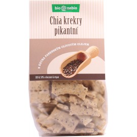 Chia Cracker scharf mit nativem Olivenöl extra 100g