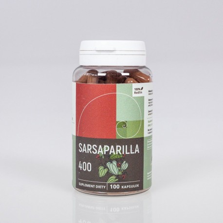 Indischer Sarsaparilla - Sarsaparilla Kapseln 400 mg x 100 - Hemidesmus indicus