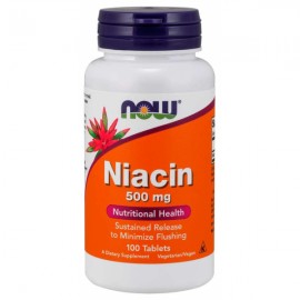 Niacin 500 mg - NOW Foods, 100 EL