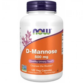 D-Mannose 500 mg - NOW Foods, 120cps