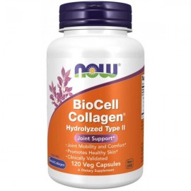 BioCell Kollagen® hydrolysiert Typ II - NOW Foods, 120cps