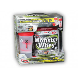 Anabolic Monster Whey 2200g + Monster Shaker - Blaubeer-Cocktail