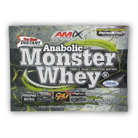 Anabolic Monster Whey 33g Beutel - Himbeere frisch