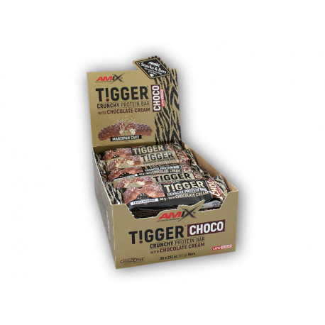 20x Tigger Choco Crispy Bar High Protein 60g - Marzipankuchen