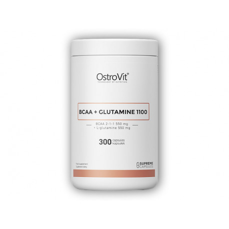 Supreme BCAA + Glutamin 1100mg 300 Kapseln