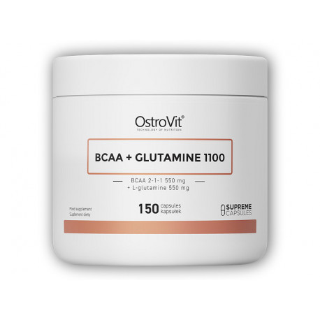 Supreme BCAA + Glutamin 1100mg 150 Kapseln