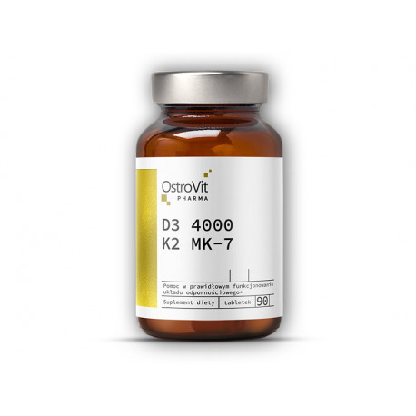 Pharma Vitamin D3 4000 IE + K2 MK-7 90 Tabletten