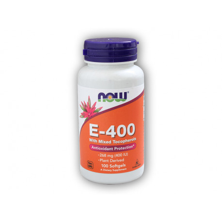 Vitamin E 400 IU s tokoferoly 100 softgelových kapslí