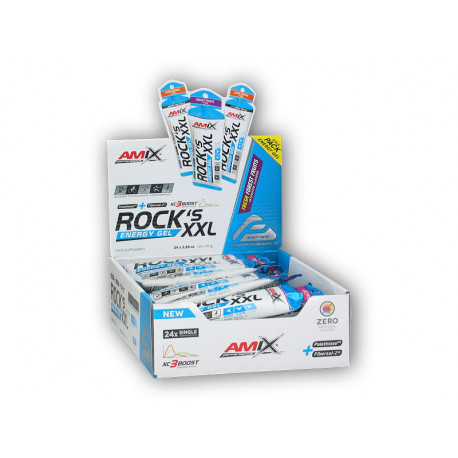 24x Rocks Energy Gel XXL 65g - Zitrone